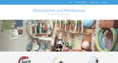 Desktop Screenshot of bentivoglio-tierarzt.ch